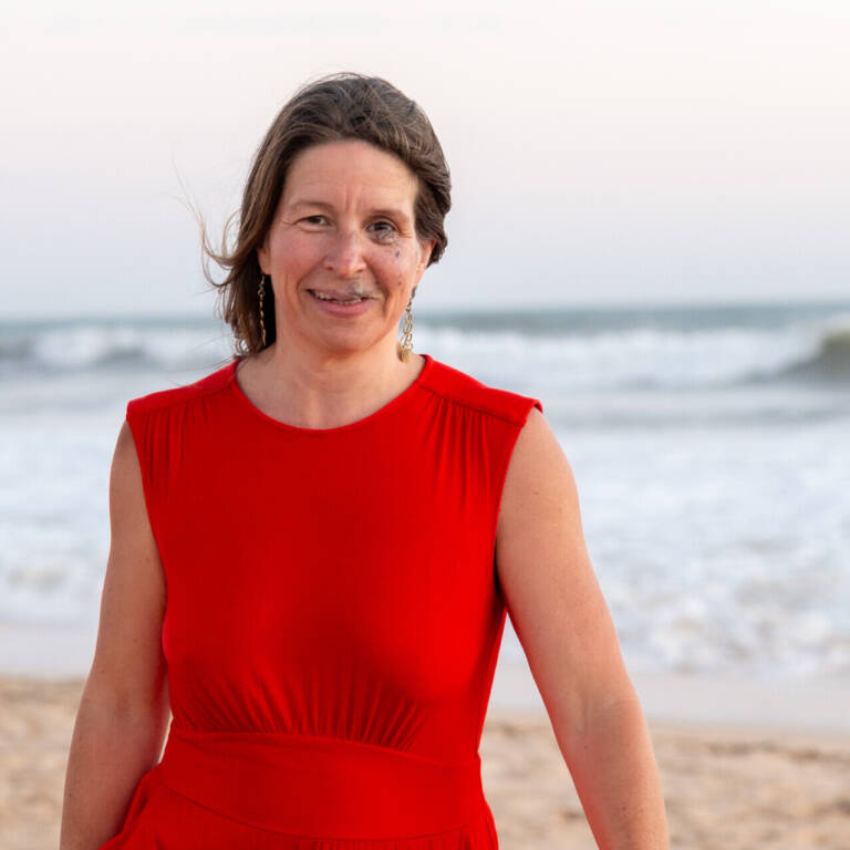 Fotografin Michaela Grönnebaum an der Algarve