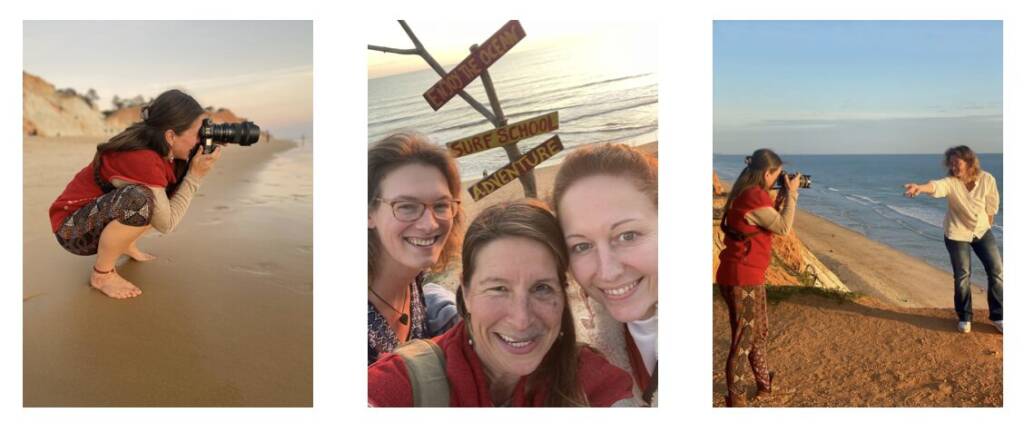 Foto-Session während de Workation an der Algarve mit Michaela Grönnebaum